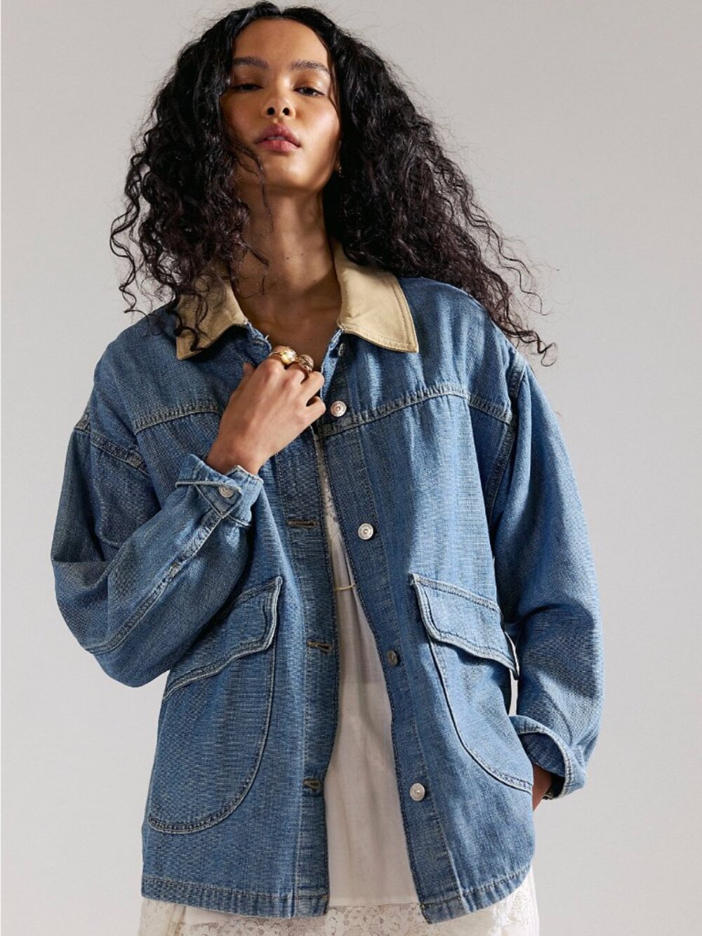 Free People Denim Jacket